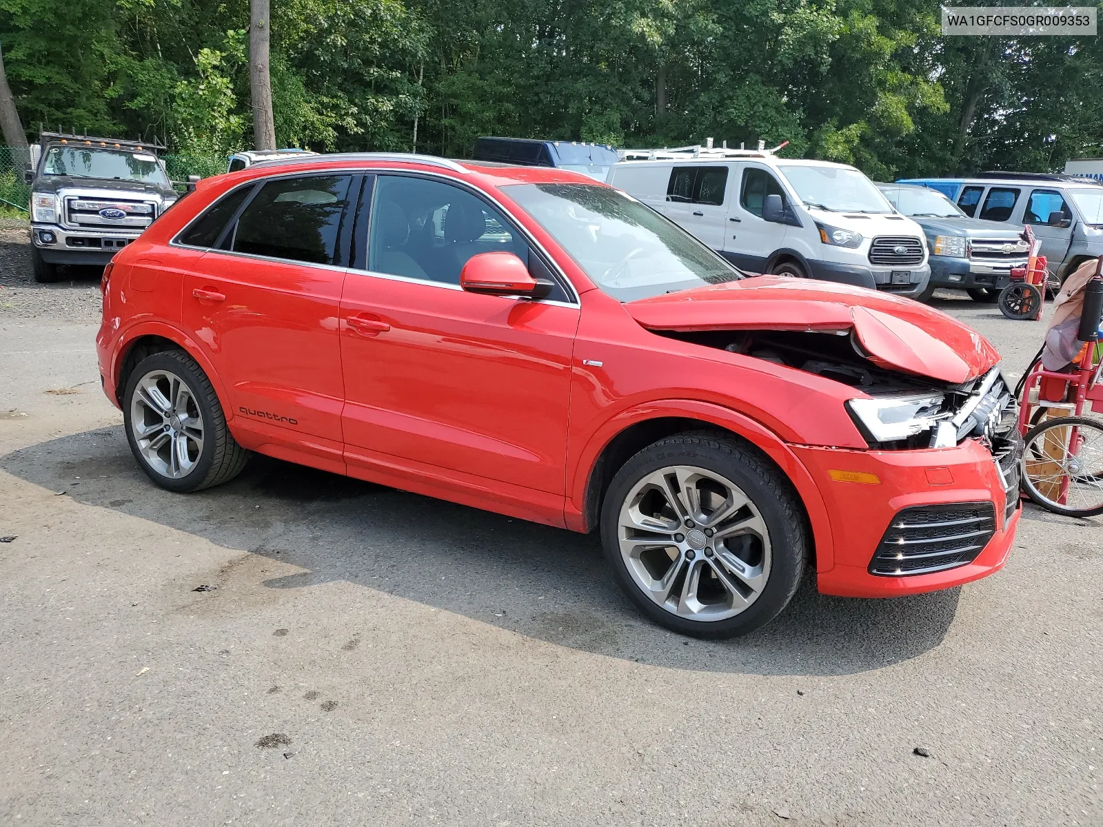 2016 Audi Q3 Prestige VIN: WA1GFCFS0GR009353 Lot: 67393304