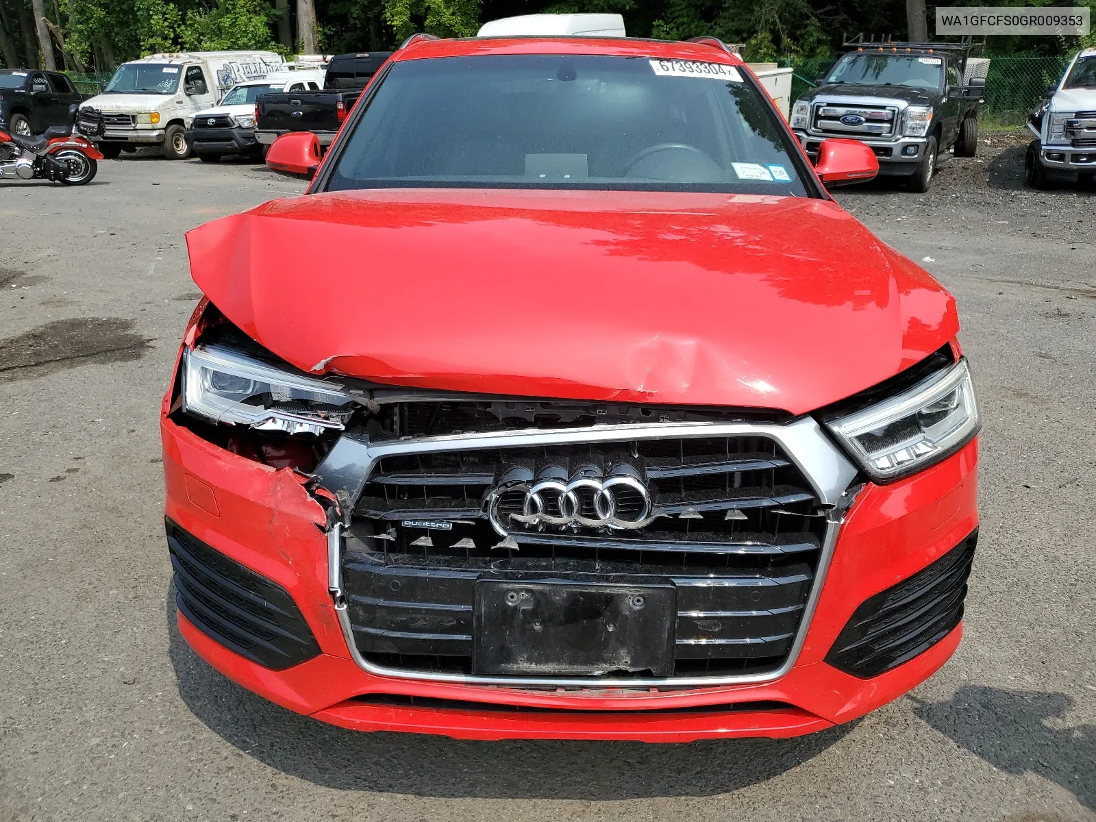 2016 Audi Q3 Prestige VIN: WA1GFCFS0GR009353 Lot: 67393304