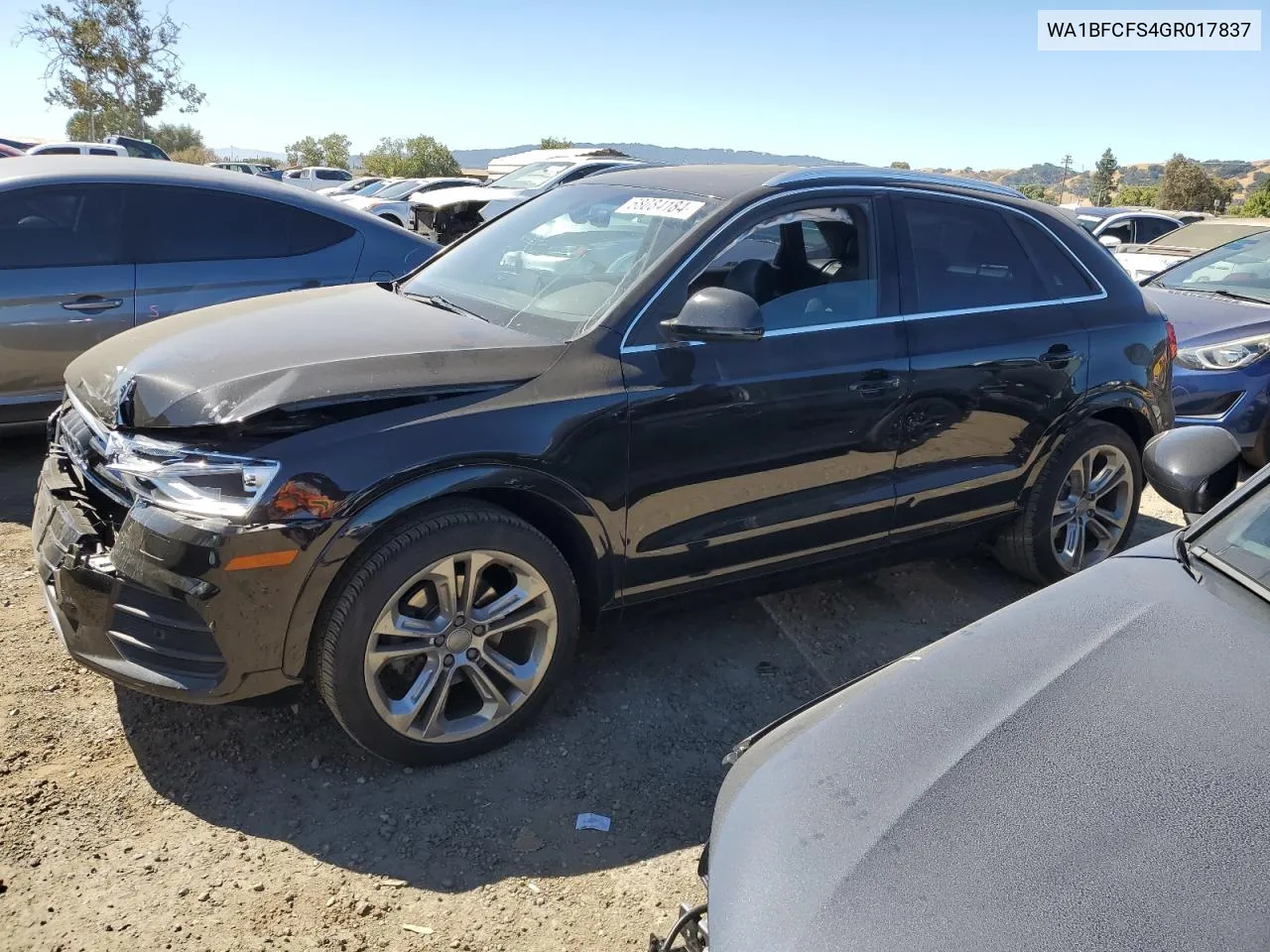 2016 Audi Q3 Premium Plus VIN: WA1BFCFS4GR017837 Lot: 68084184