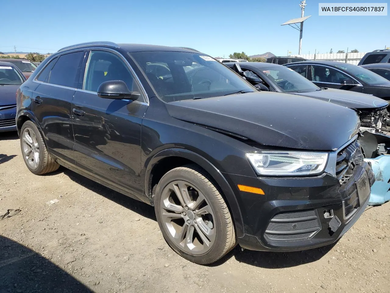 2016 Audi Q3 Premium Plus VIN: WA1BFCFS4GR017837 Lot: 68084184