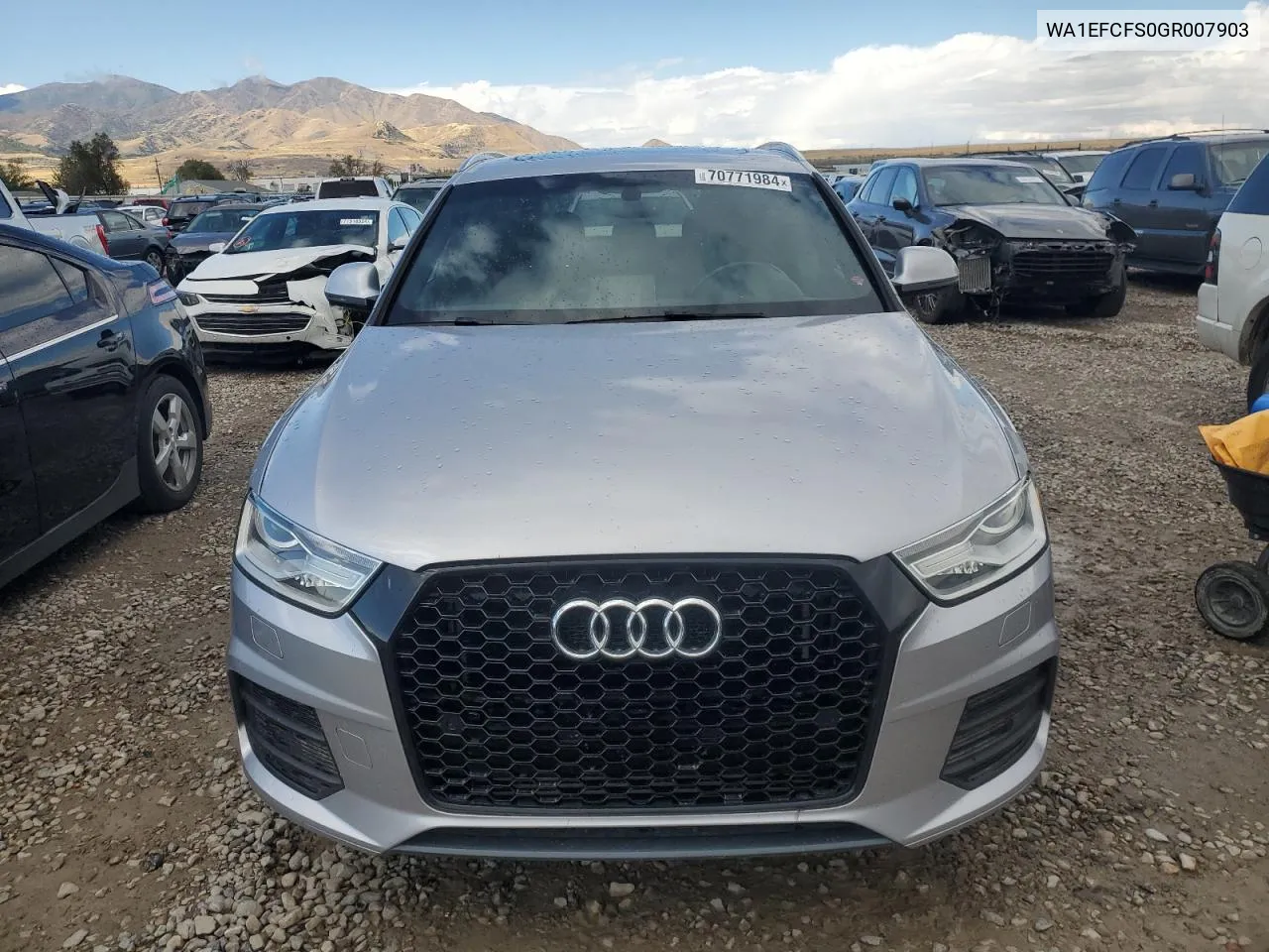 2016 Audi Q3 Premium Plus VIN: WA1EFCFS0GR007903 Lot: 70771984