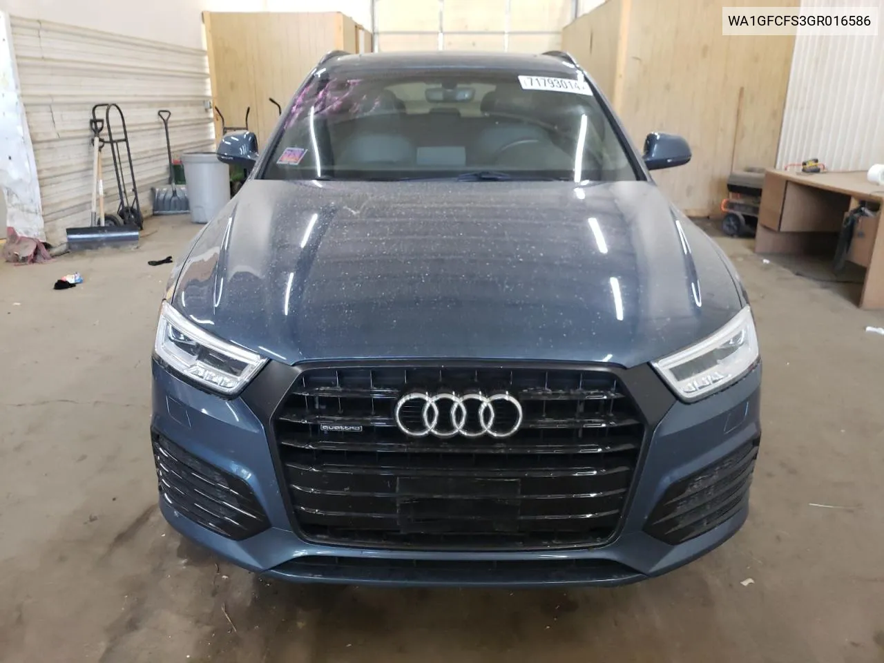 2016 Audi Q3 Prestige VIN: WA1GFCFS3GR016586 Lot: 71793014