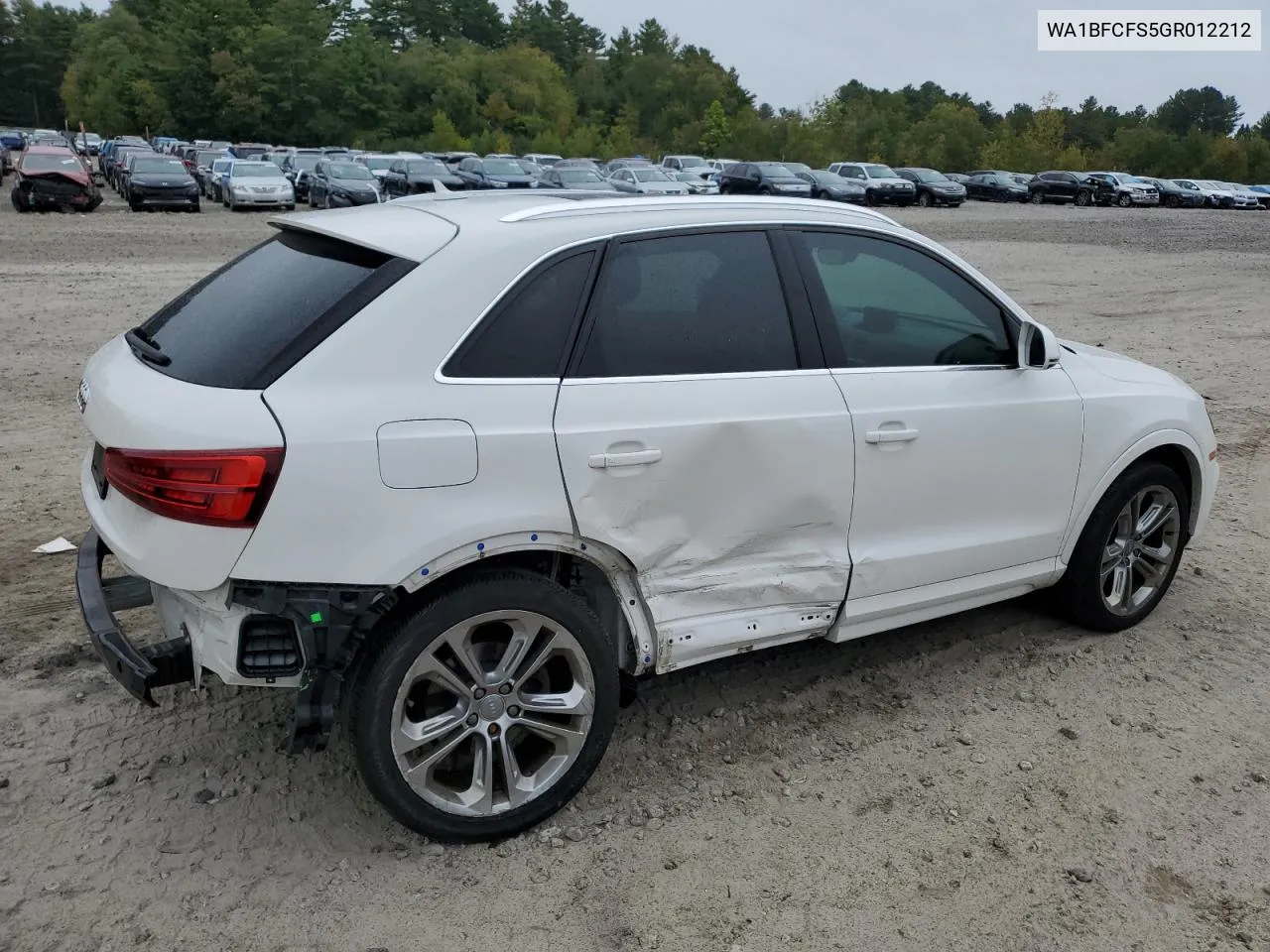 2016 Audi Q3 Premium Plus VIN: WA1BFCFS5GR012212 Lot: 73029714