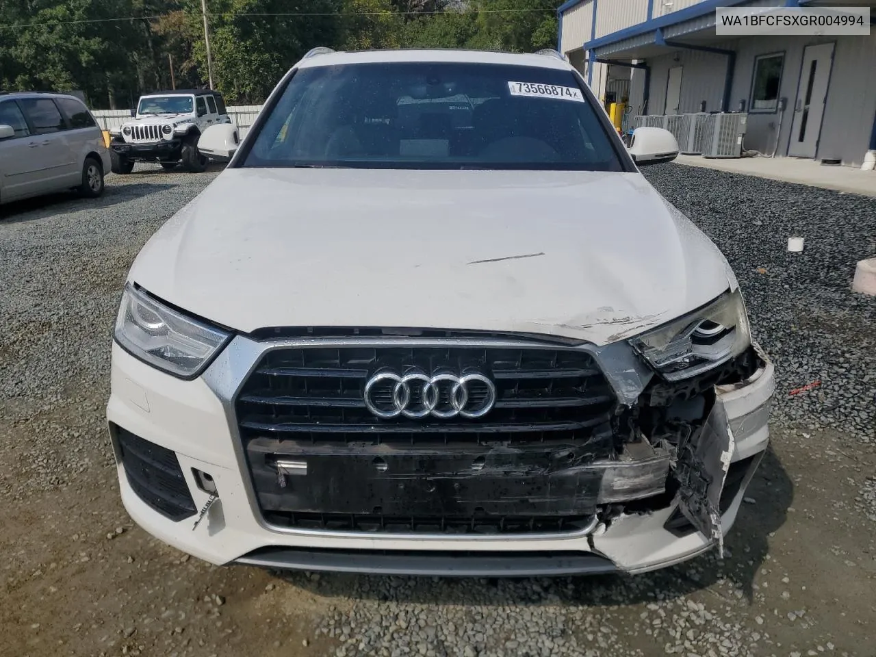 2016 Audi Q3 Premium Plus VIN: WA1BFCFSXGR004994 Lot: 73566874