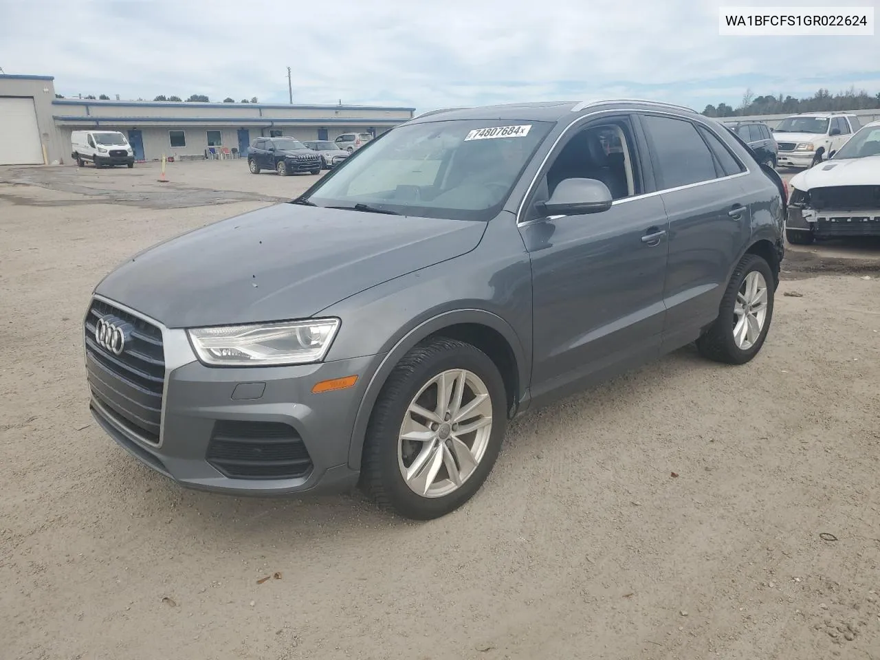 2016 Audi Q3 Premium Plus VIN: WA1BFCFS1GR022624 Lot: 74807684