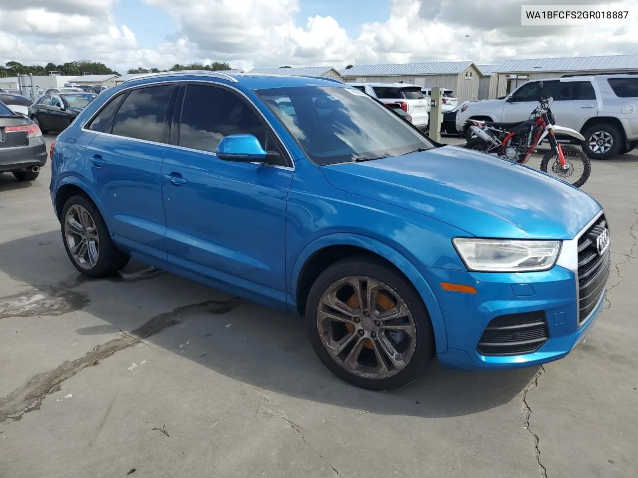 2016 Audi Q3 Premium Plus VIN: WA1BFCFS2GR018887 Lot: 75065904