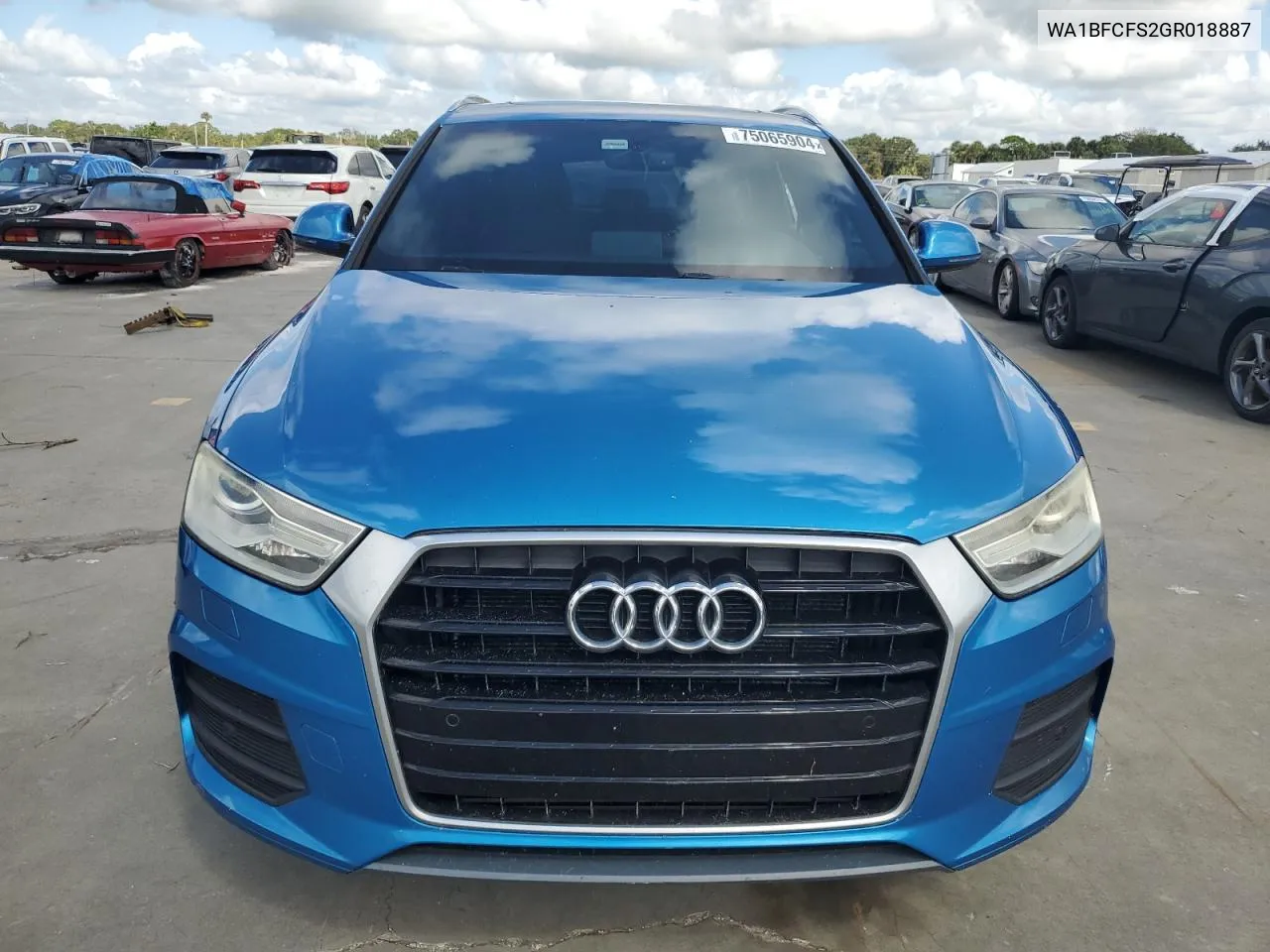 2016 Audi Q3 Premium Plus VIN: WA1BFCFS2GR018887 Lot: 75065904