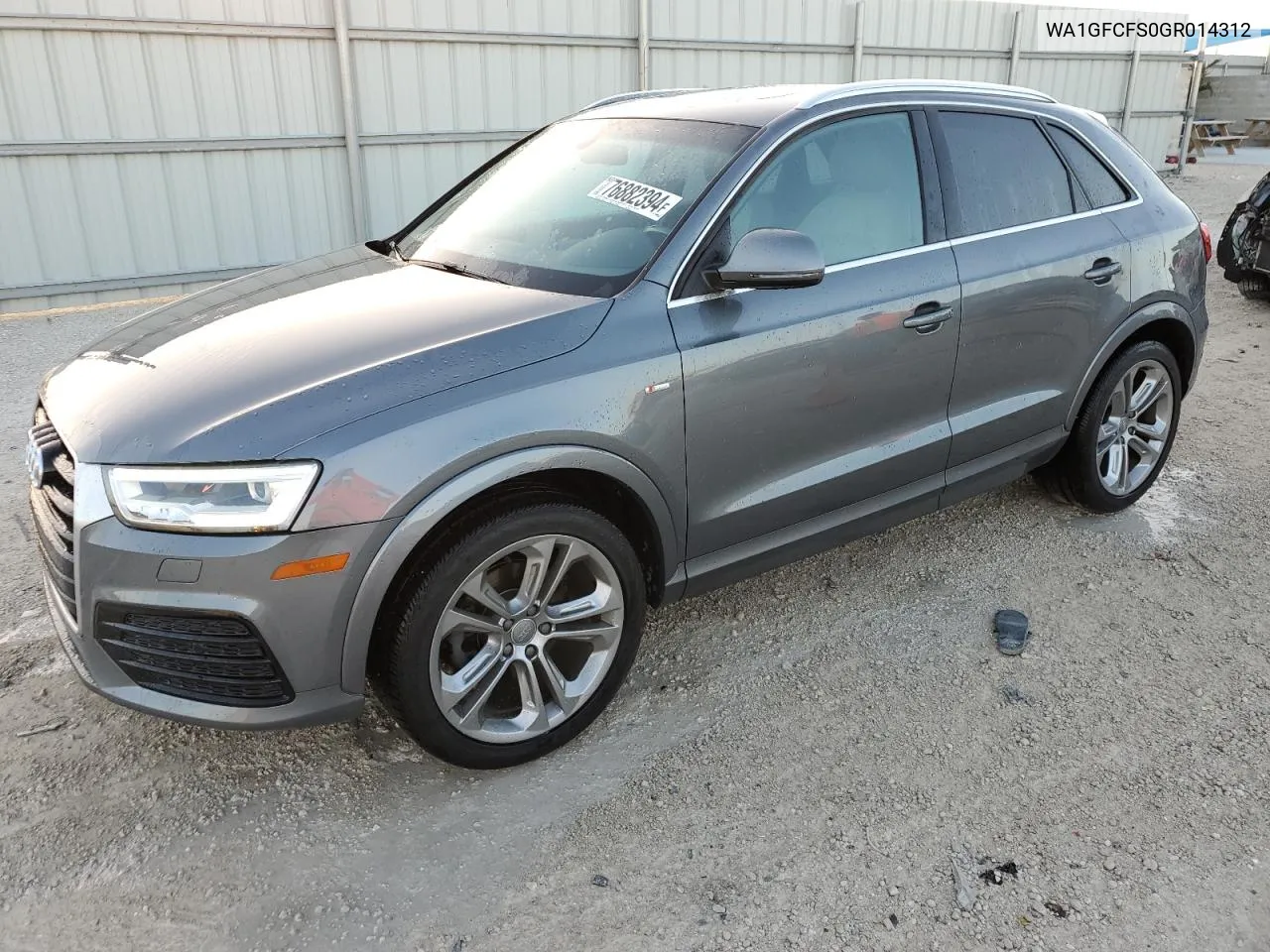 2016 Audi Q3 Prestige VIN: WA1GFCFS0GR014312 Lot: 76882394