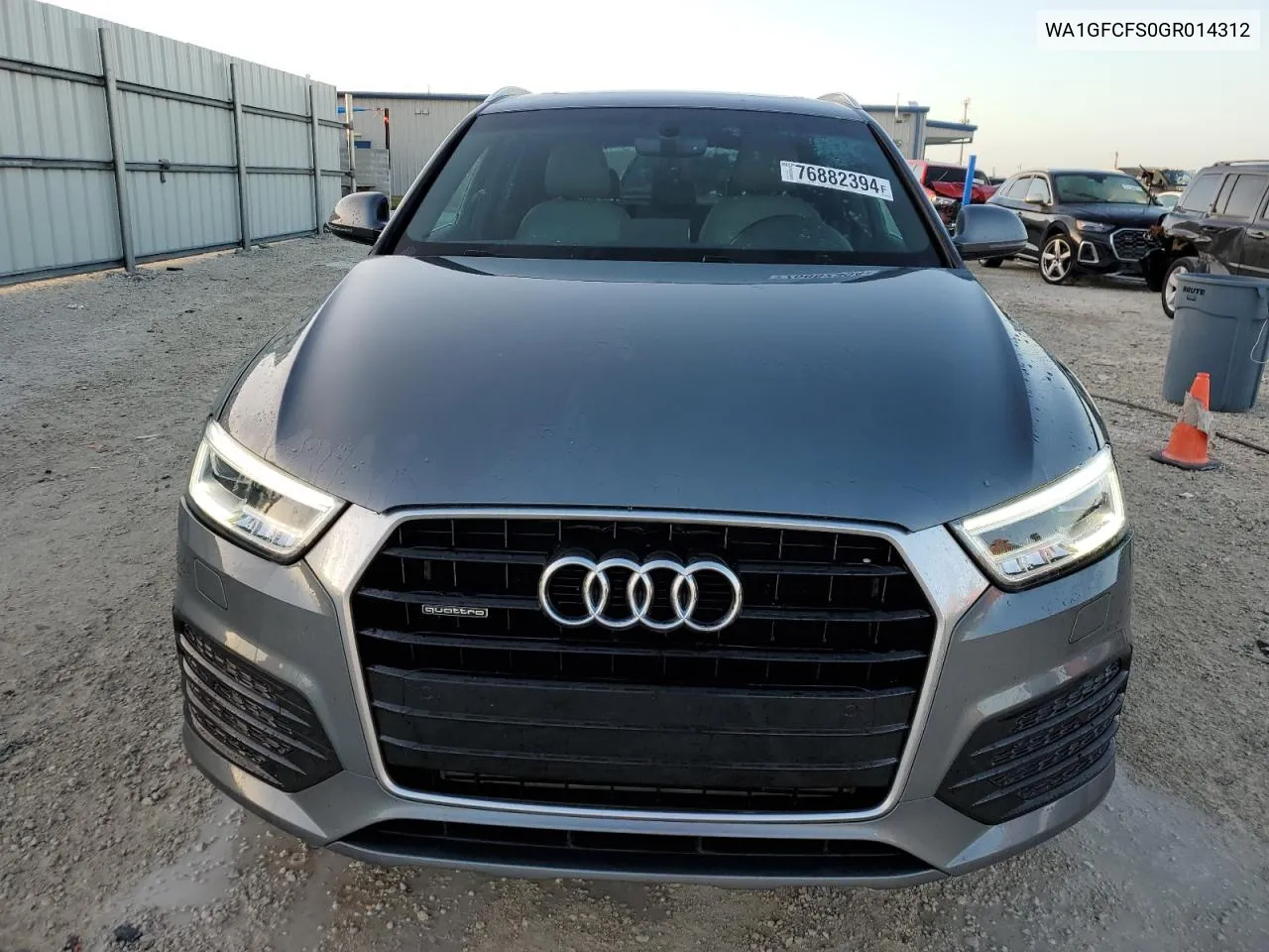 2016 Audi Q3 Prestige VIN: WA1GFCFS0GR014312 Lot: 76882394