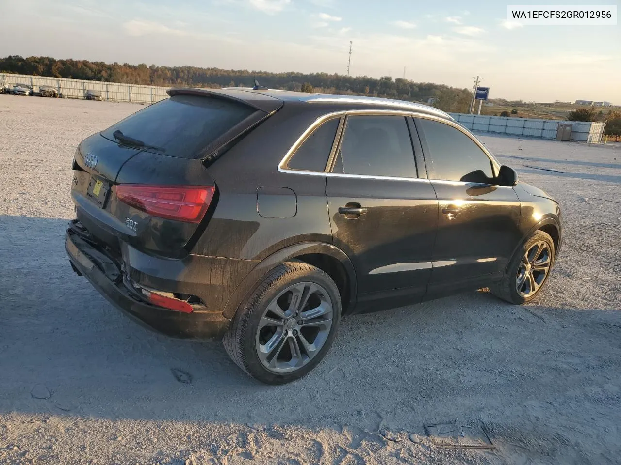 2016 Audi Q3 Premium Plus VIN: WA1EFCFS2GR012956 Lot: 77747174