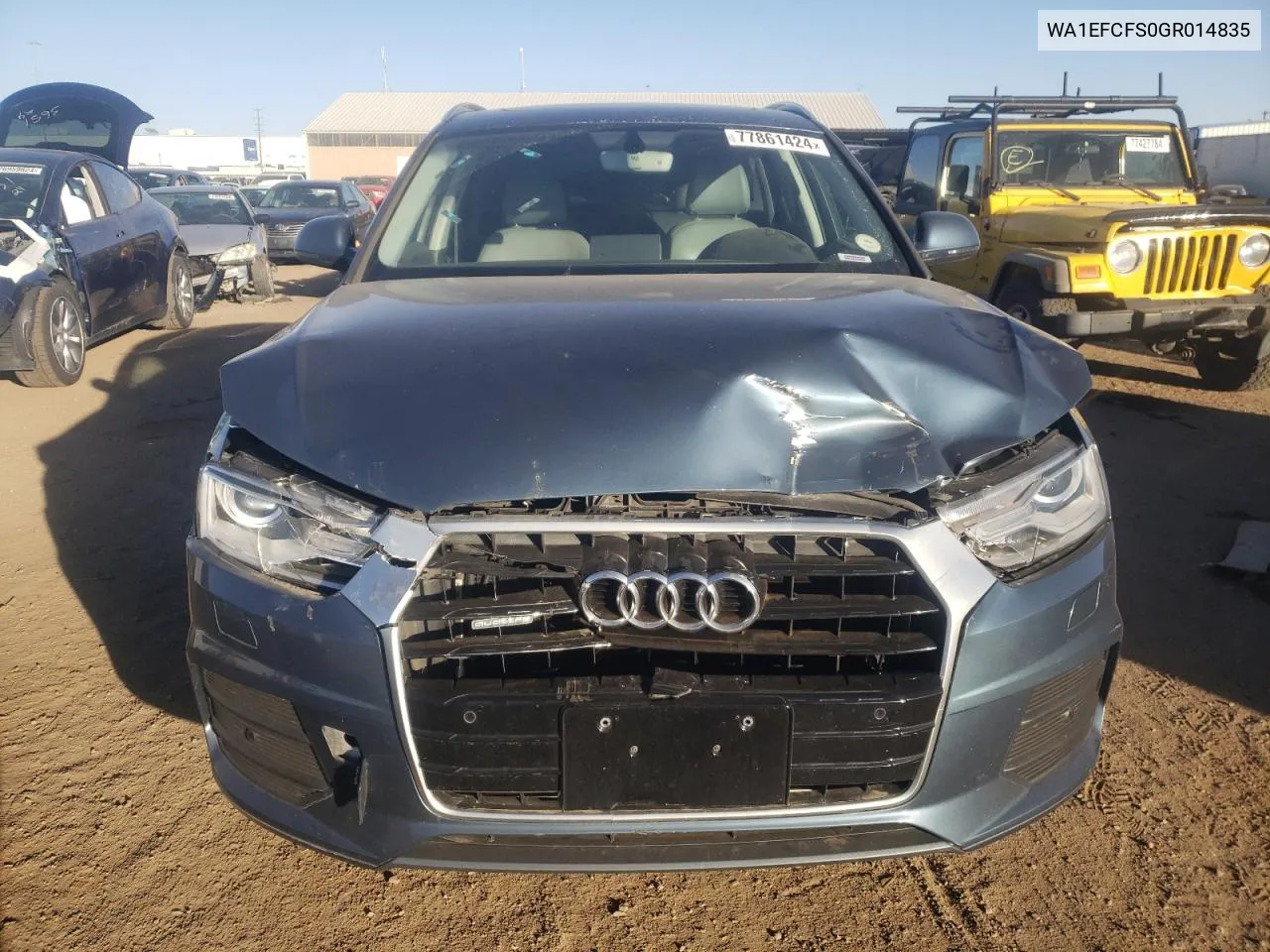 2016 Audi Q3 Premium Plus VIN: WA1EFCFS0GR014835 Lot: 77861424