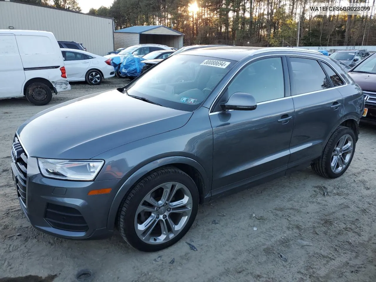 2016 Audi Q3 Premium Plus VIN: WA1EFCFS6GR023099 Lot: 80088694