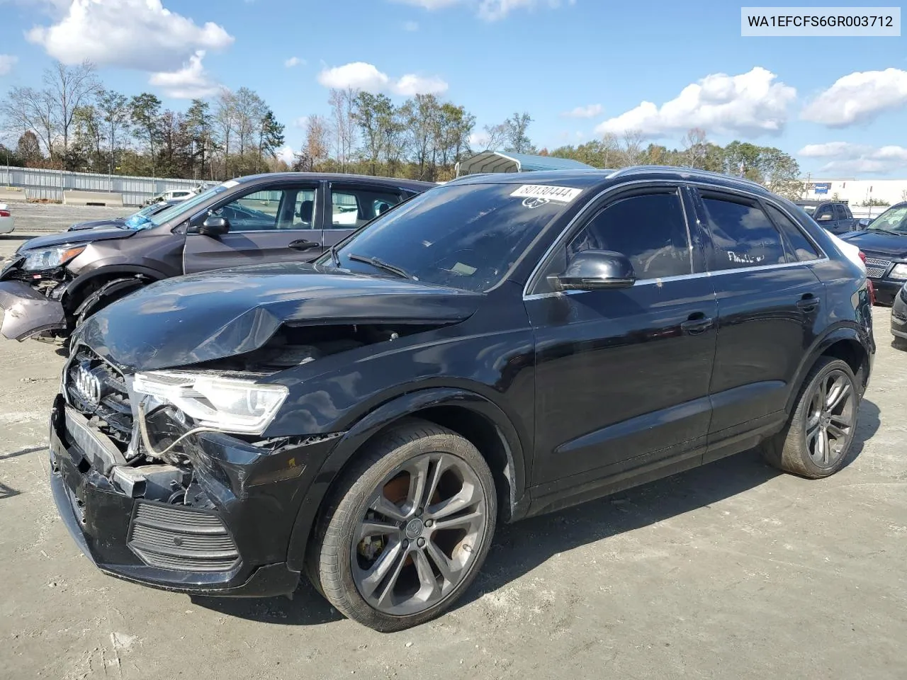 2016 Audi Q3 Premium Plus VIN: WA1EFCFS6GR003712 Lot: 80130444