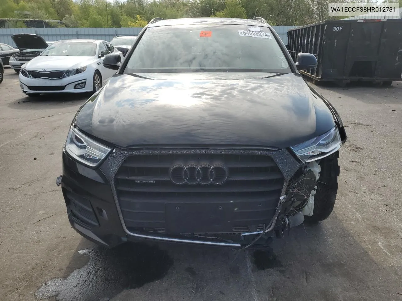 2017 Audi Q3 Premium VIN: WA1ECCFS8HR012731 Lot: 54653074