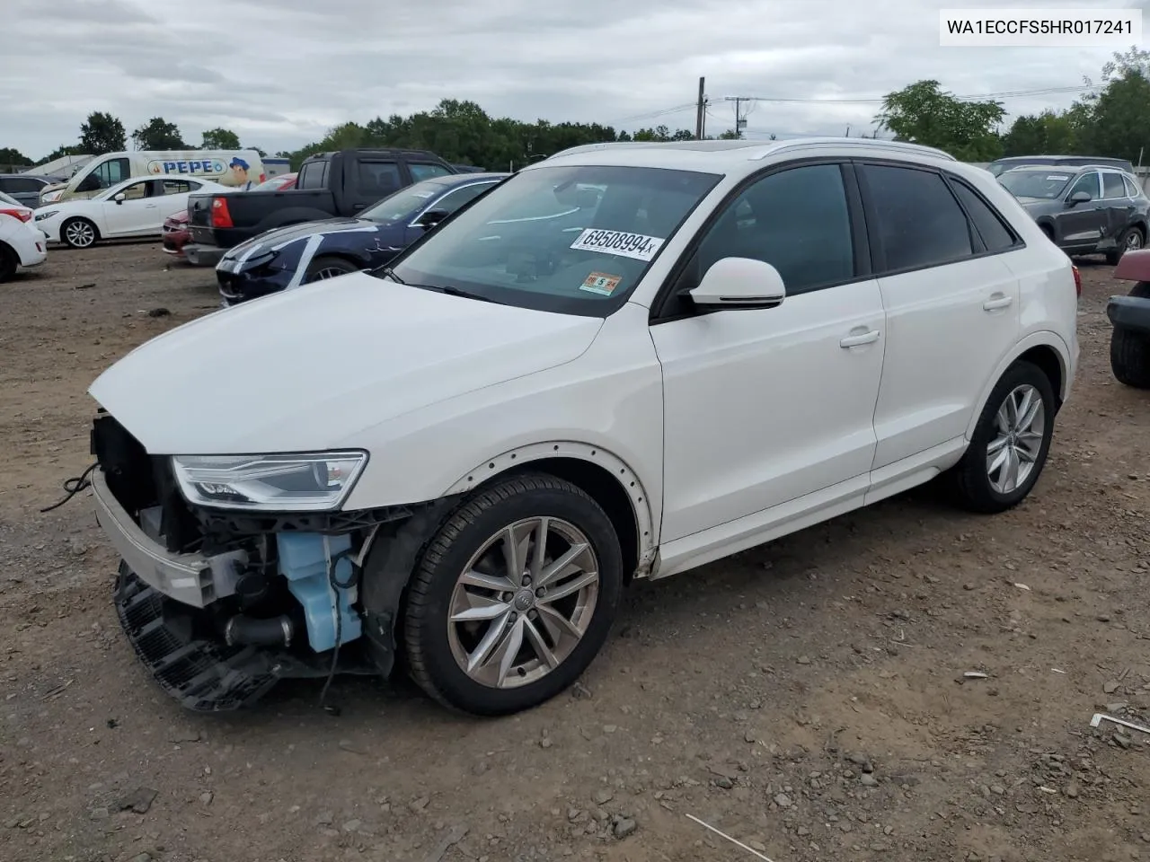 WA1ECCFS5HR017241 2017 Audi Q3 Premium