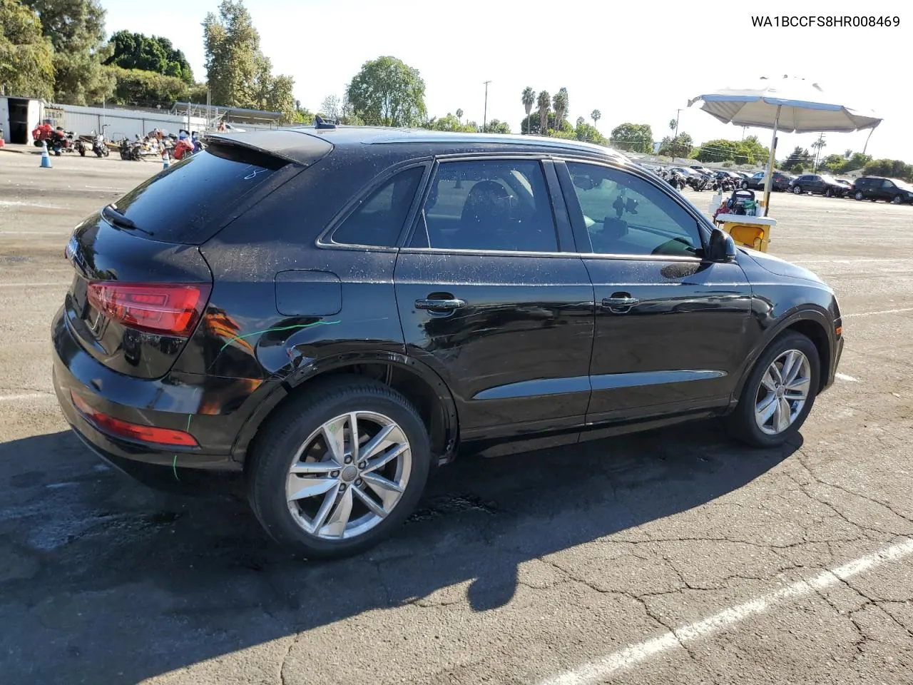 2017 Audi Q3 Premium VIN: WA1BCCFS8HR008469 Lot: 70222324