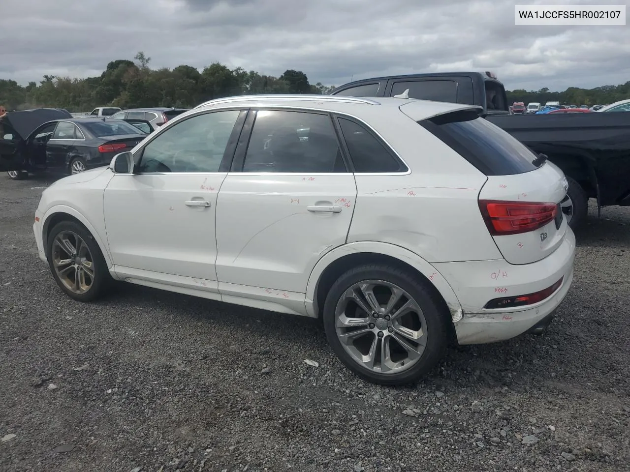 2017 Audi Q3 Premium Plus VIN: WA1JCCFS5HR002107 Lot: 71743054