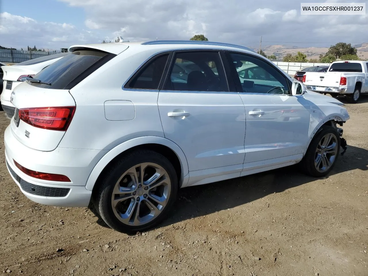 2017 Audi Q3 Prestige VIN: WA1GCCFSXHR001237 Lot: 71992694