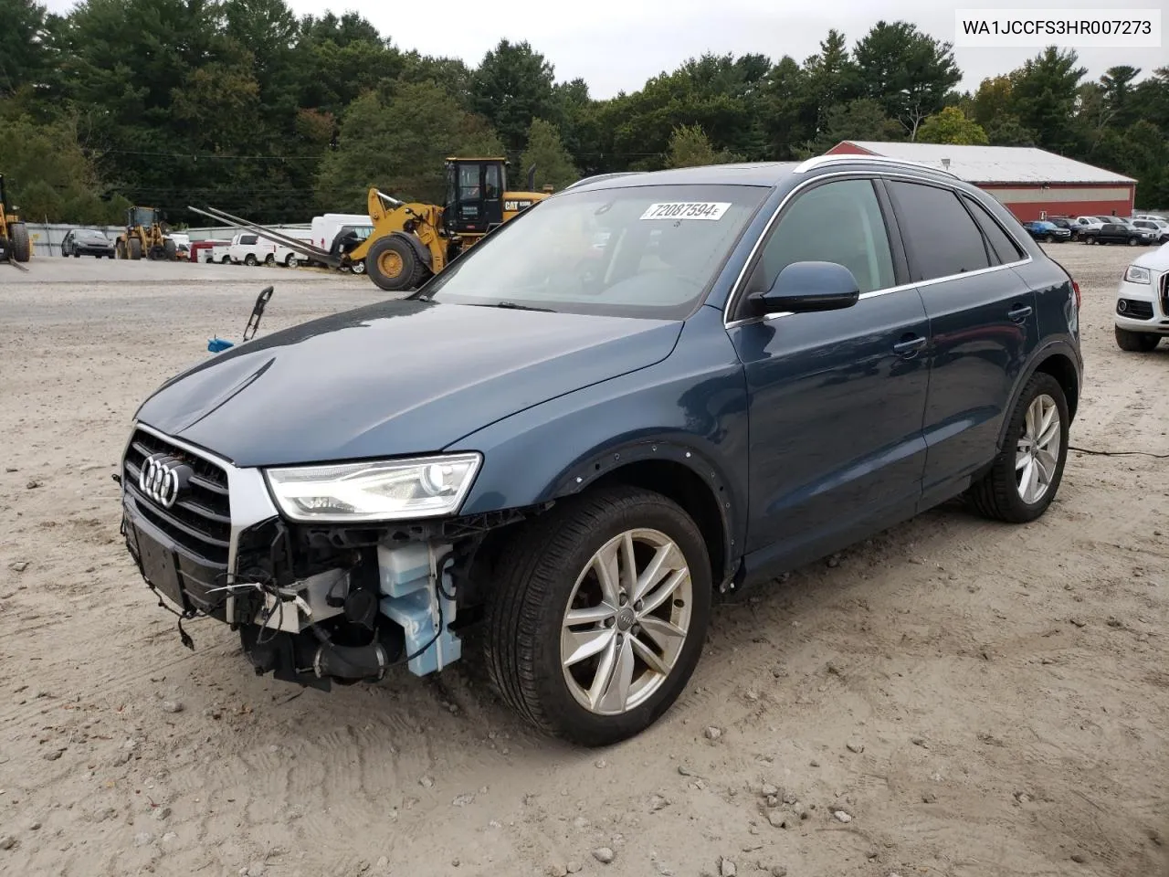 2017 Audi Q3 Premium Plus VIN: WA1JCCFS3HR007273 Lot: 72087594