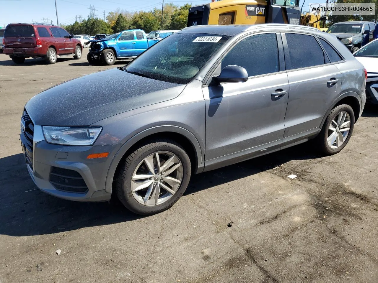 2017 Audi Q3 Premium VIN: WA1ECCFS3HR004665 Lot: 72201034