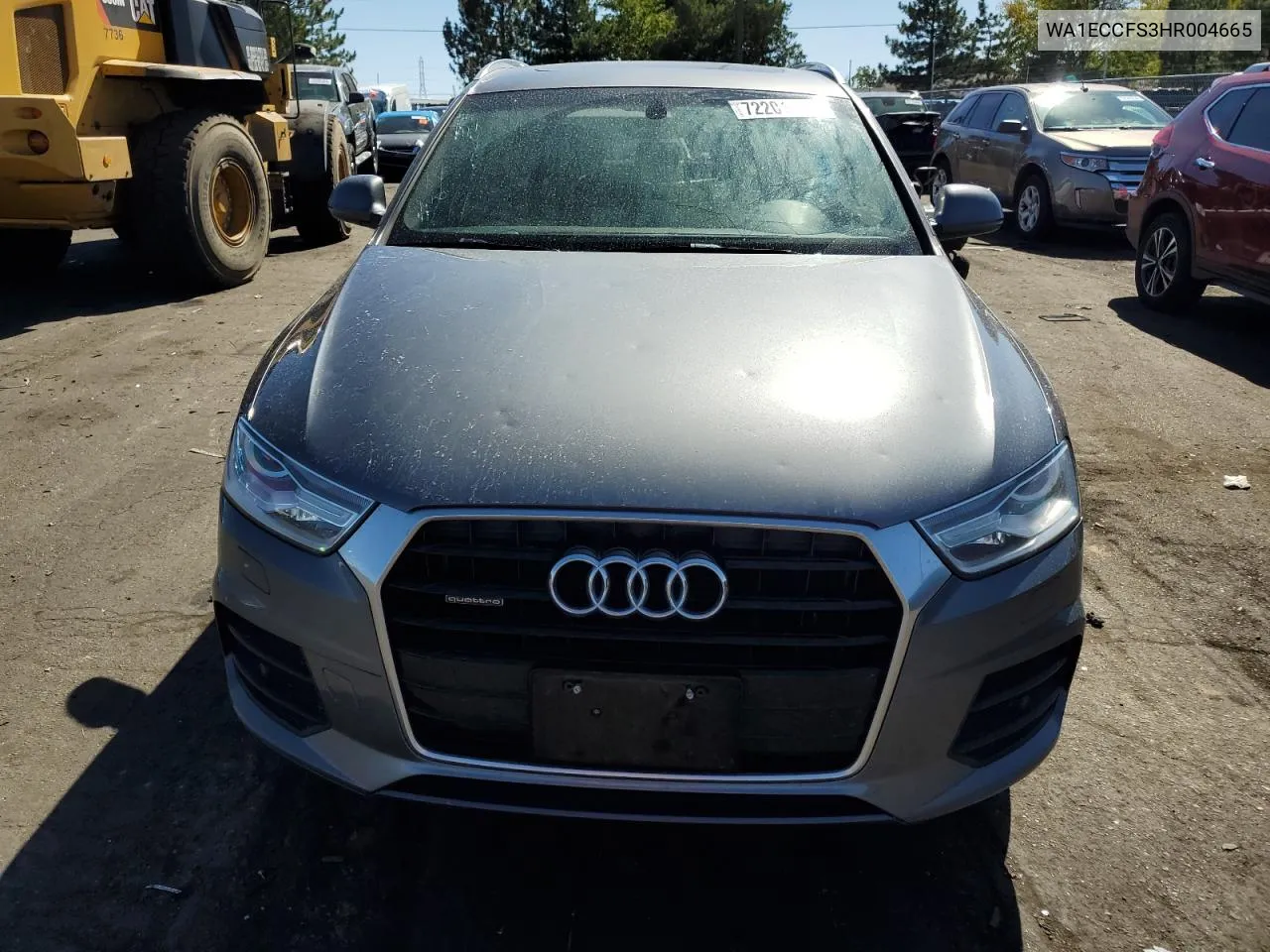 2017 Audi Q3 Premium VIN: WA1ECCFS3HR004665 Lot: 72201034