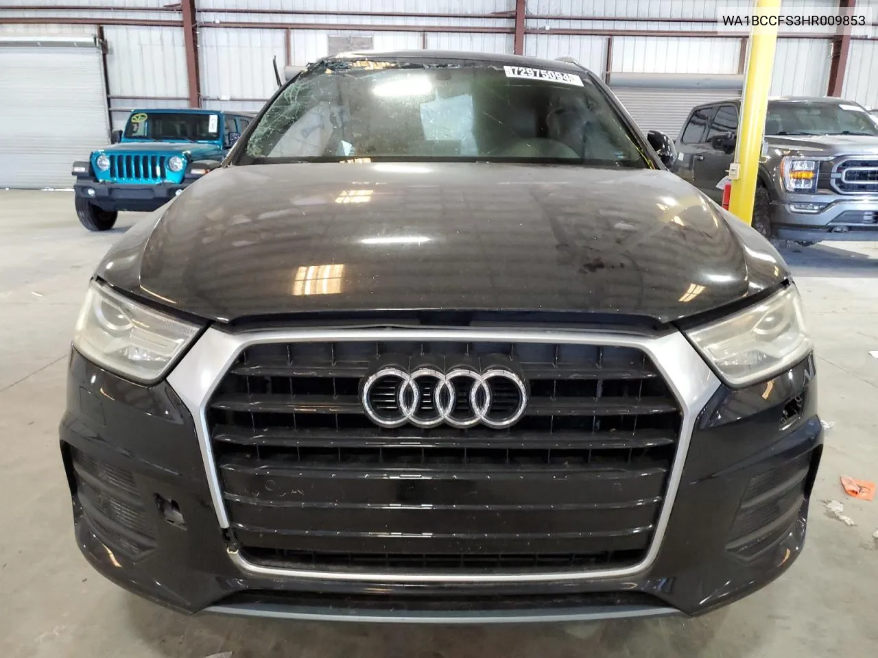 2017 Audi Q3 Premium VIN: WA1BCCFS3HR009853 Lot: 72975094