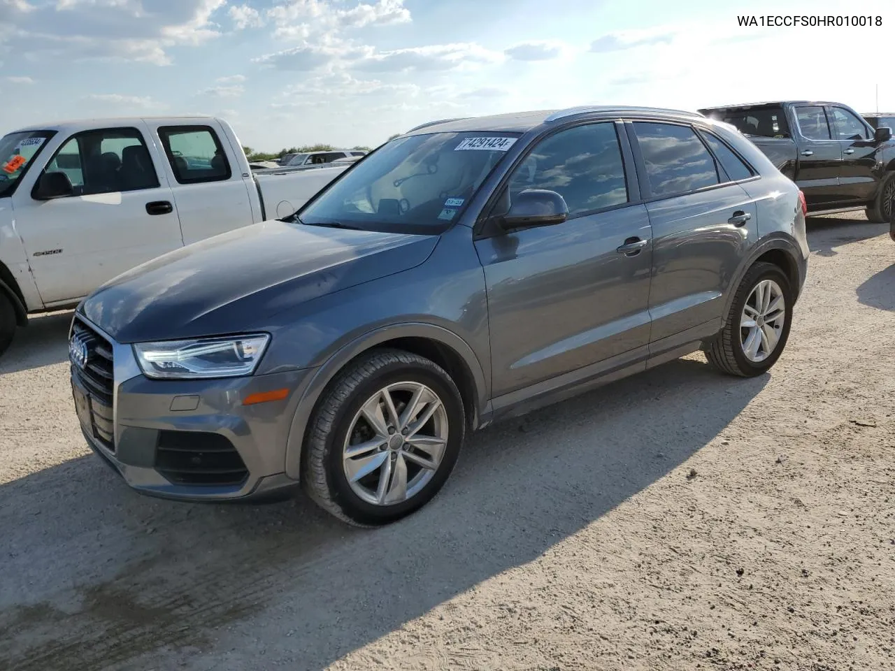 2017 Audi Q3 Premium VIN: WA1ECCFS0HR010018 Lot: 74291424