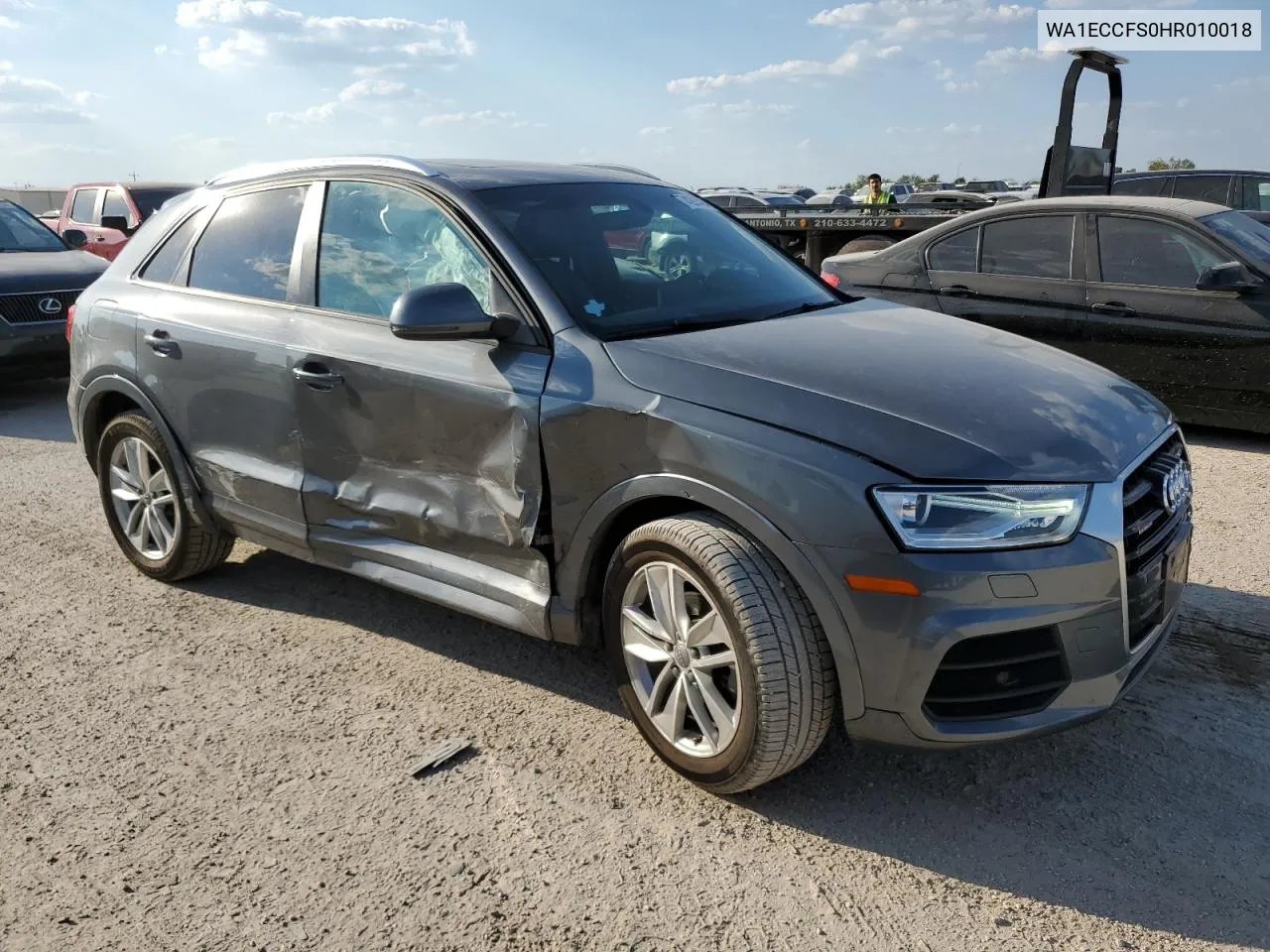 2017 Audi Q3 Premium VIN: WA1ECCFS0HR010018 Lot: 74291424