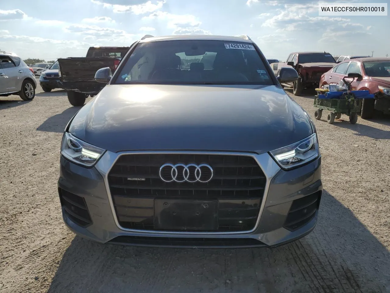 2017 Audi Q3 Premium VIN: WA1ECCFS0HR010018 Lot: 74291424