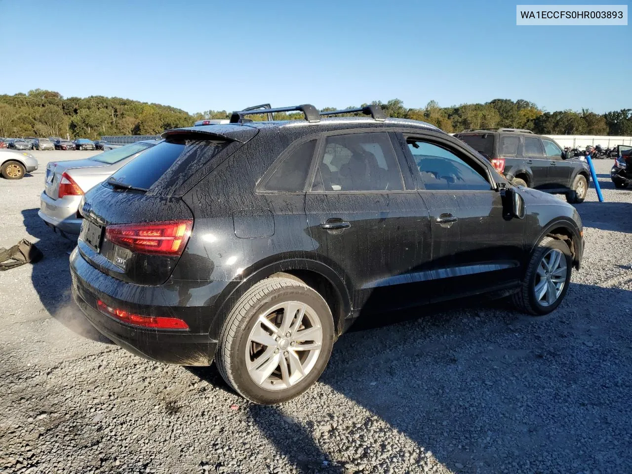 2017 Audi Q3 Premium VIN: WA1ECCFS0HR003893 Lot: 75244274