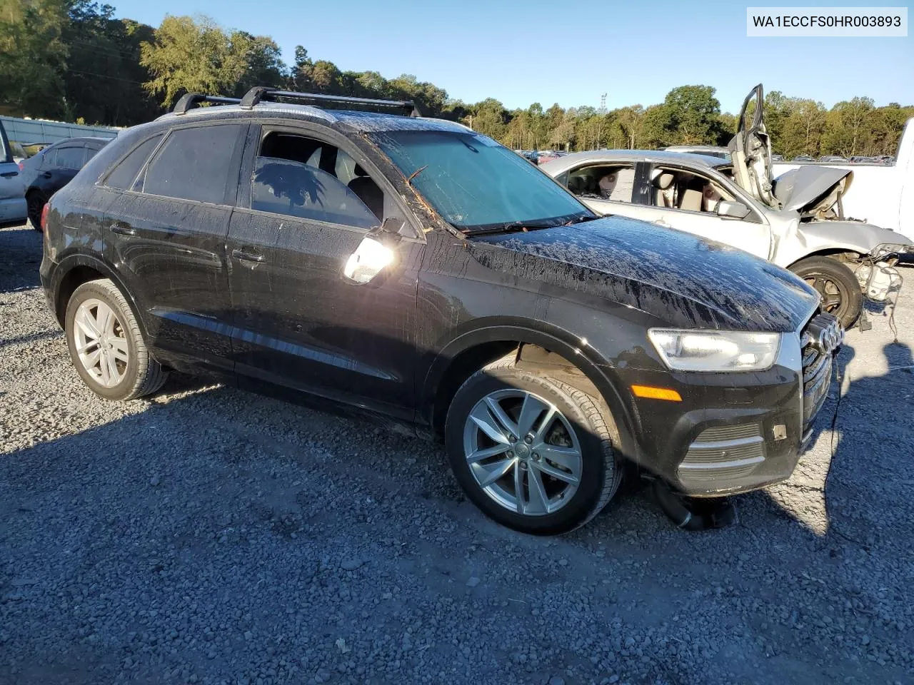 2017 Audi Q3 Premium VIN: WA1ECCFS0HR003893 Lot: 75244274