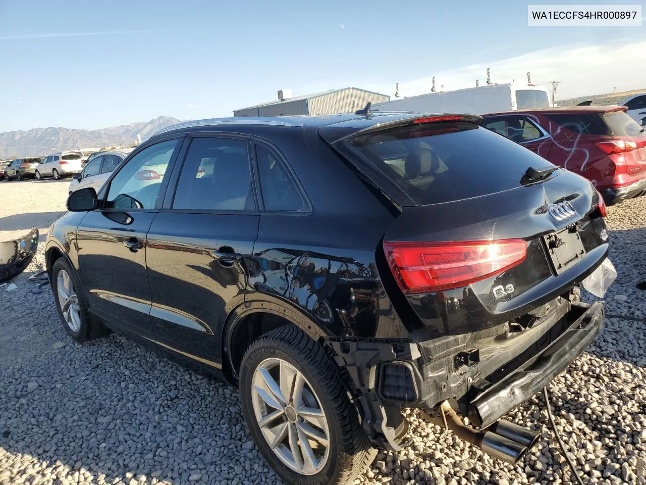 2017 Audi Q3 Premium VIN: WA1ECCFS4HR000897 Lot: 75559284