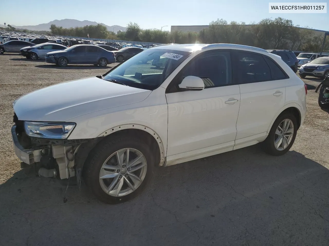 2017 Audi Q3 Premium VIN: WA1ECCFS1HR011257 Lot: 77111484