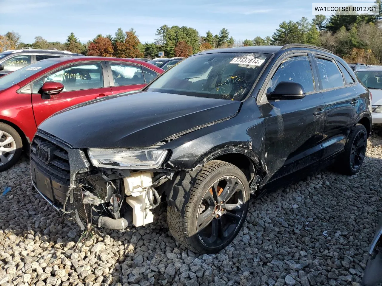 2017 Audi Q3 Premium VIN: WA1ECCFS8HR012731 Lot: 77537614