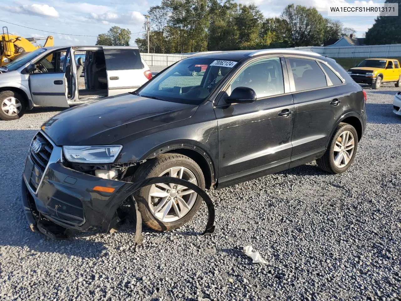 2017 Audi Q3 Premium VIN: WA1ECCFS1HR013171 Lot: 78062124