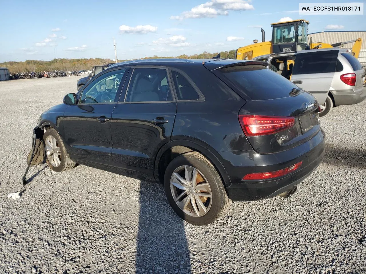 2017 Audi Q3 Premium VIN: WA1ECCFS1HR013171 Lot: 78062124