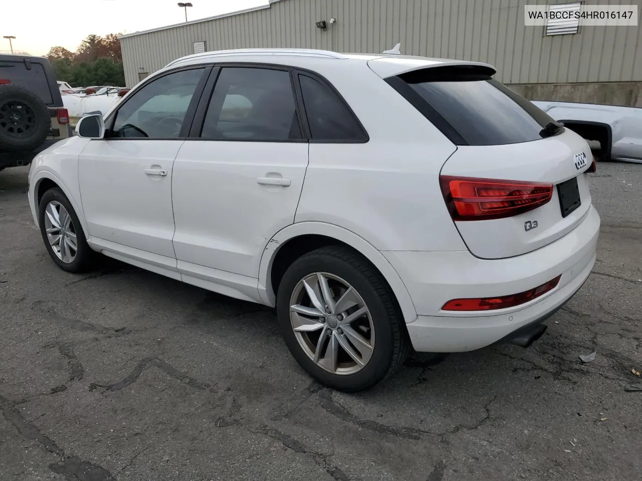 2017 Audi Q3 Premium VIN: WA1BCCFS4HR016147 Lot: 78313074