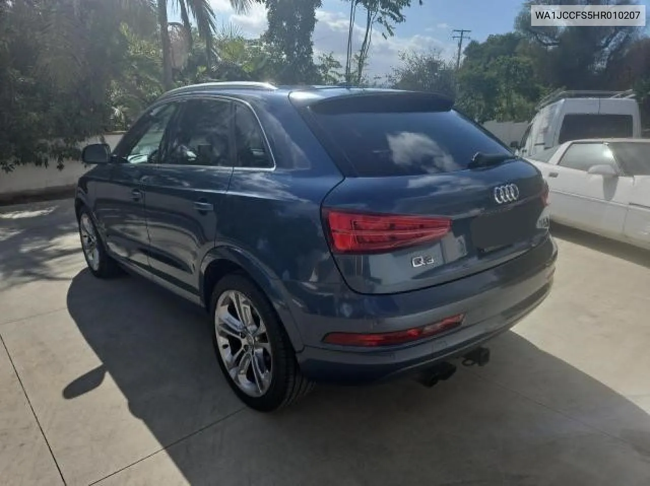 2017 Audi Q3 Premium Plus VIN: WA1JCCFS5HR010207 Lot: 78532324