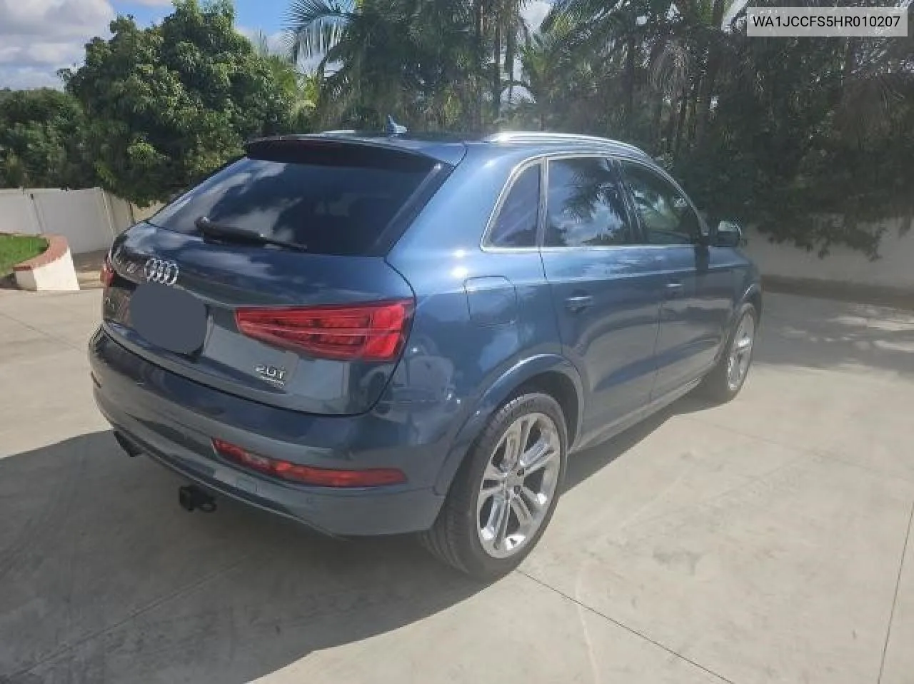 2017 Audi Q3 Premium Plus VIN: WA1JCCFS5HR010207 Lot: 78532324