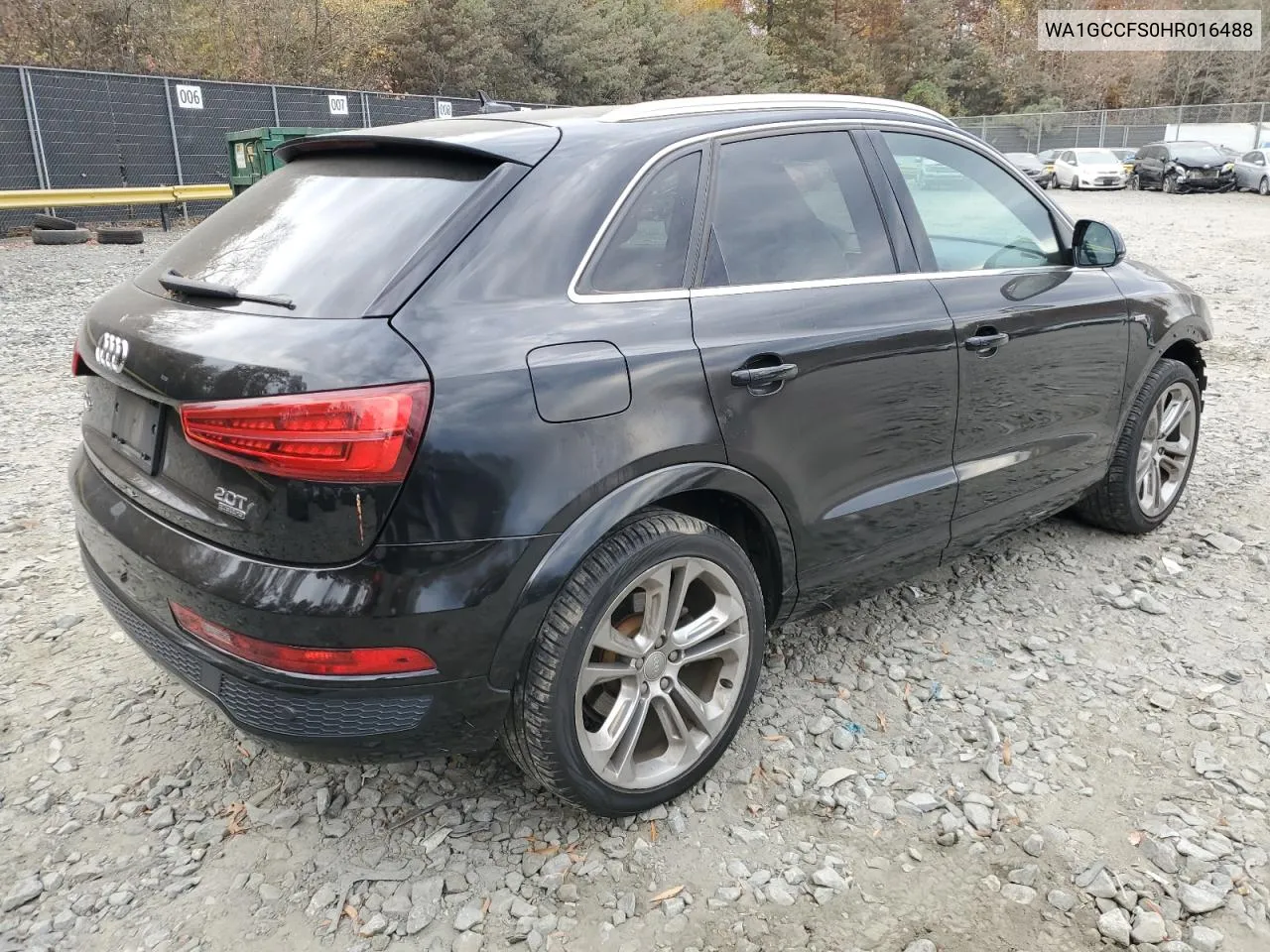 2017 Audi Q3 Prestige VIN: WA1GCCFS0HR016488 Lot: 78816884