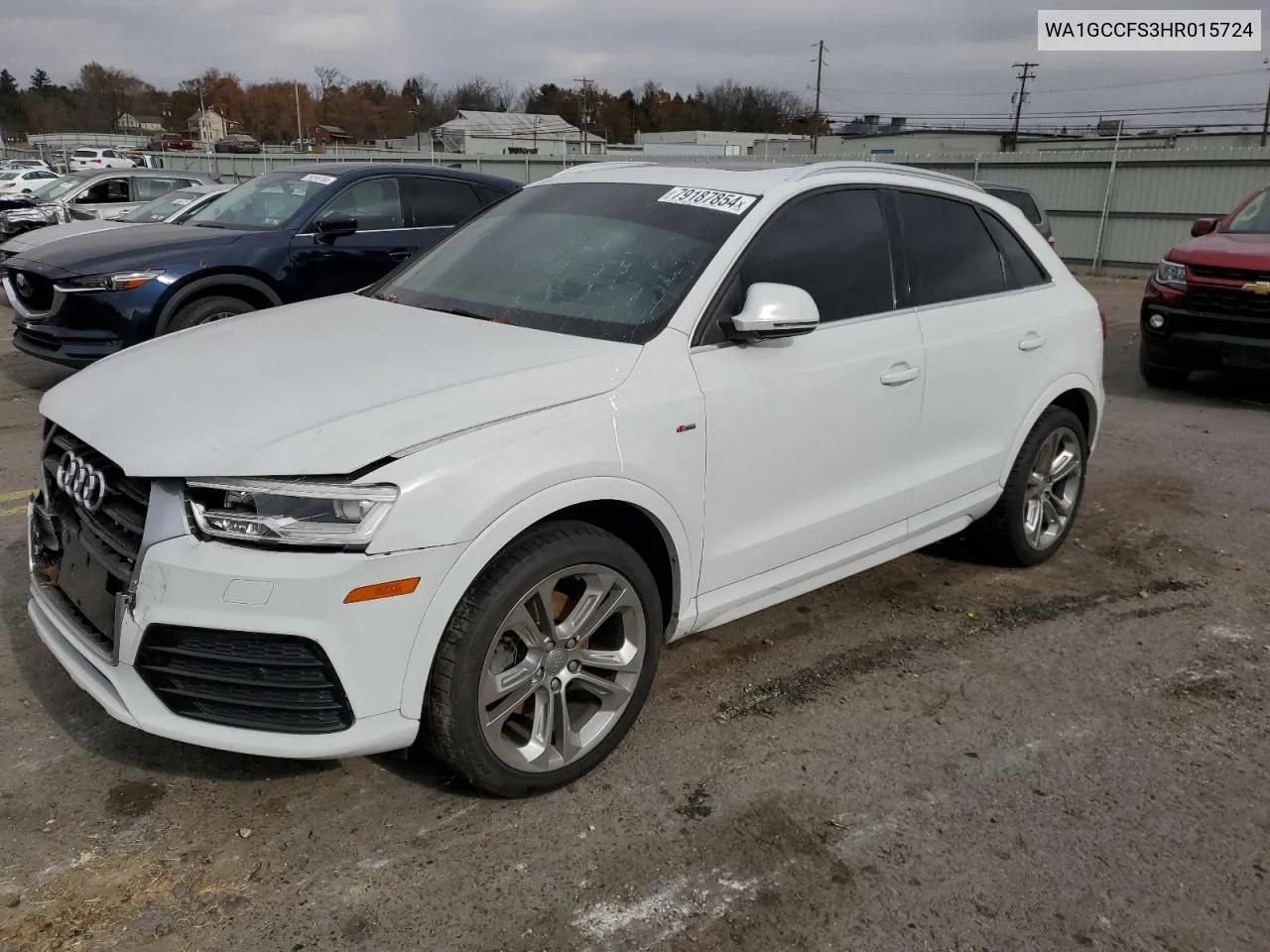 2017 Audi Q3 Prestige VIN: WA1GCCFS3HR015724 Lot: 79187854