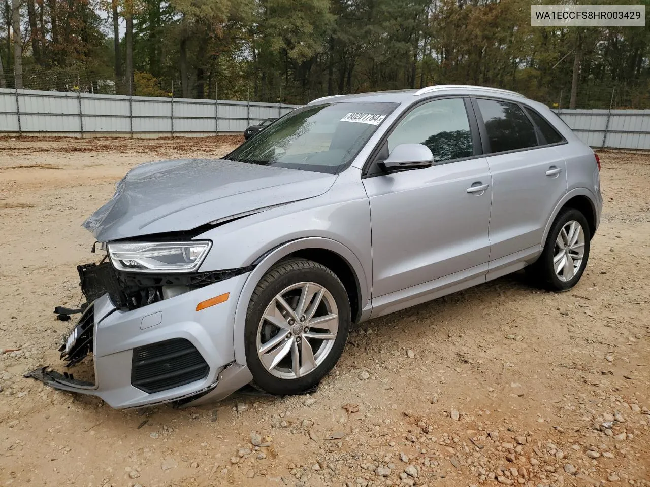 2017 Audi Q3 Premium VIN: WA1ECCFS8HR003429 Lot: 80201784