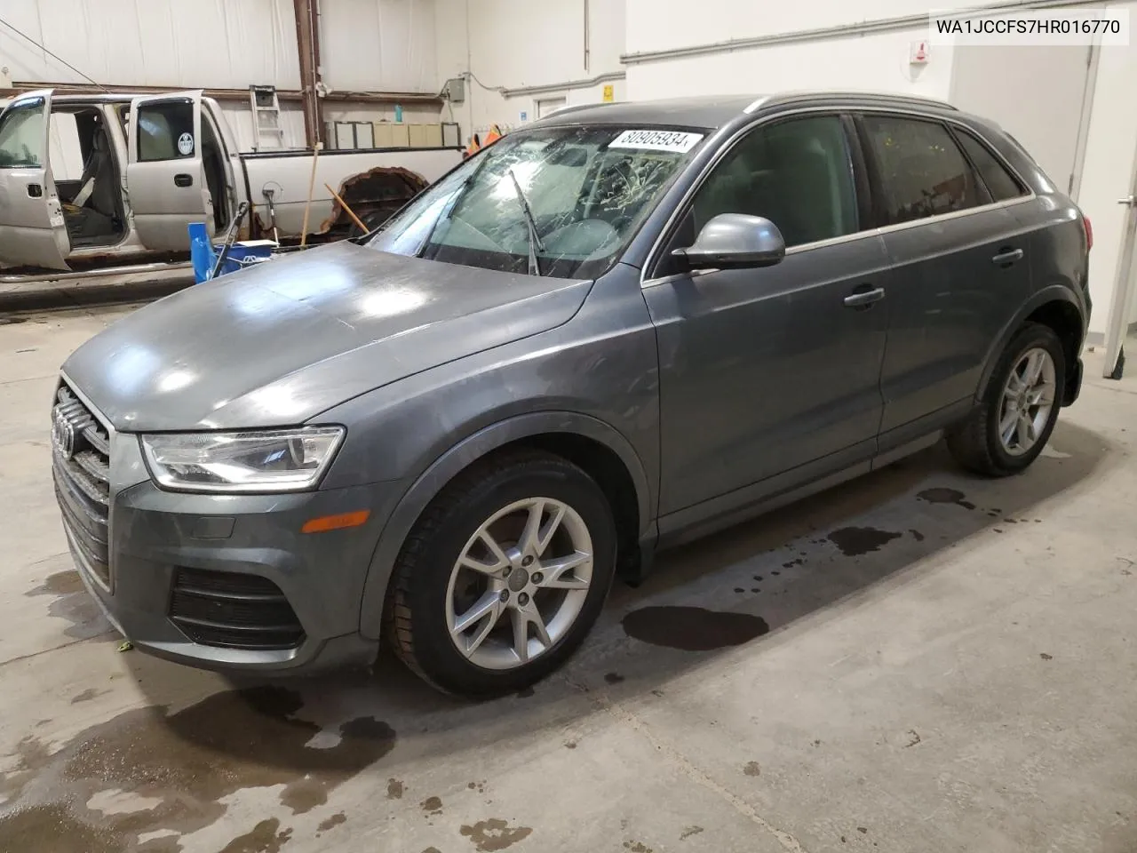 2017 Audi Q3 Premium Plus VIN: WA1JCCFS7HR016770 Lot: 80905934