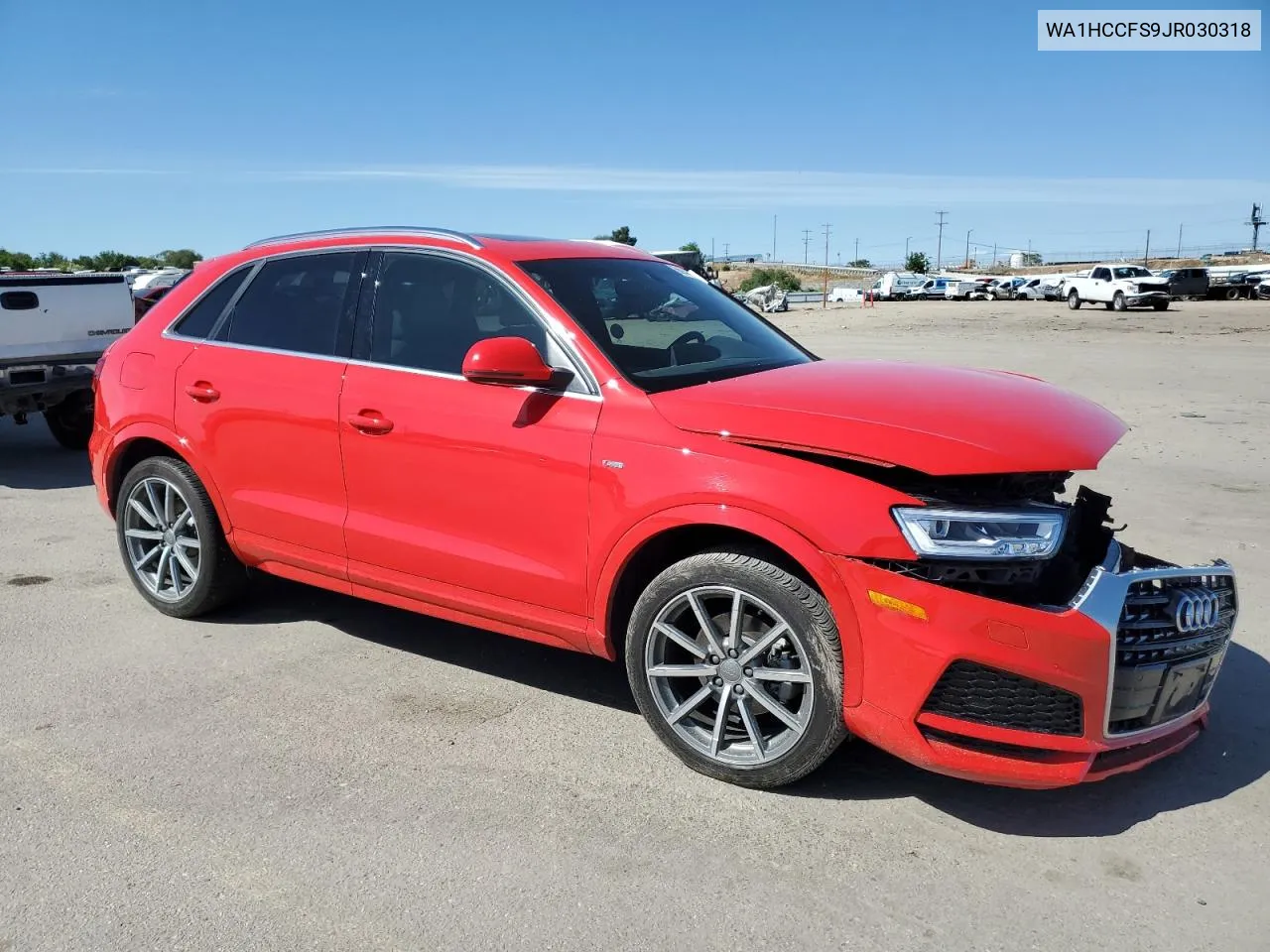 2018 Audi Q3 Premium Plus VIN: WA1HCCFS9JR030318 Lot: 56944674