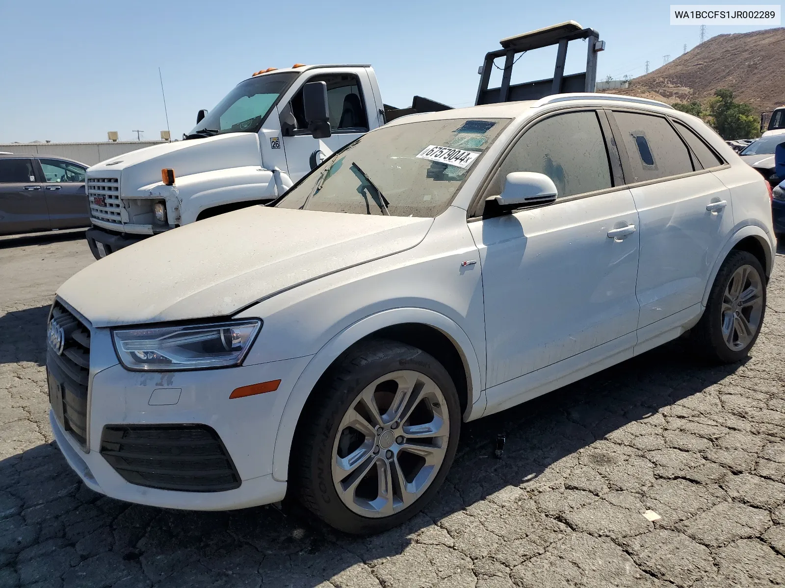 2018 Audi Q3 Premium VIN: WA1BCCFS1JR002289 Lot: 67579044