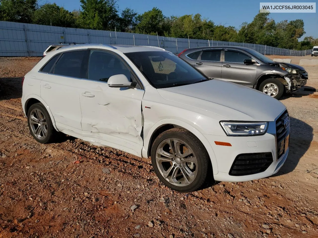 2018 Audi Q3 Premium Plus VIN: WA1JCCFS6JR003045 Lot: 67693804