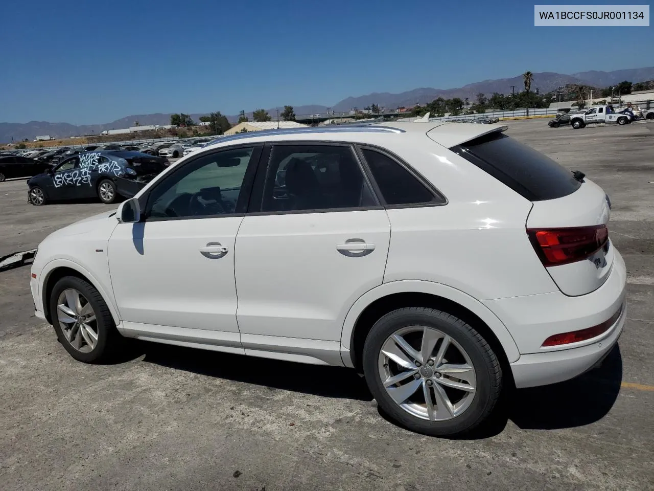 2018 Audi Q3 Premium VIN: WA1BCCFS0JR001134 Lot: 67999434