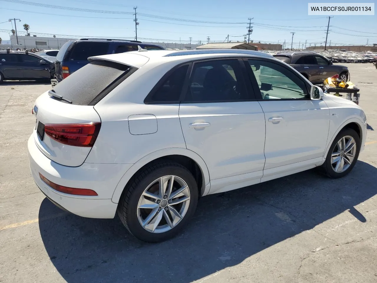 2018 Audi Q3 Premium VIN: WA1BCCFS0JR001134 Lot: 67999434