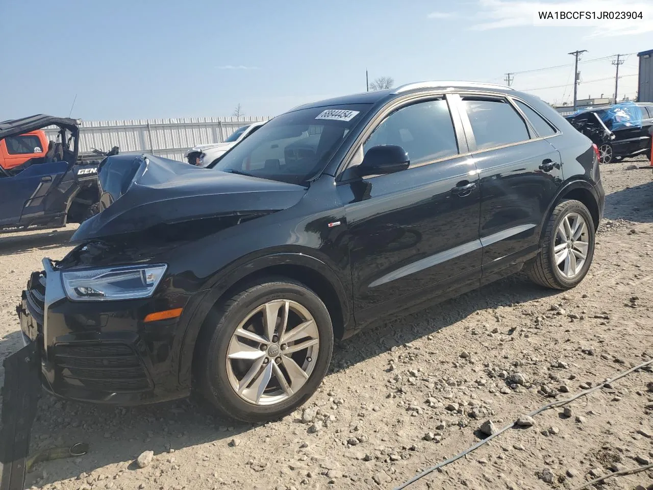 2018 Audi Q3 Premium VIN: WA1BCCFS1JR023904 Lot: 68844454