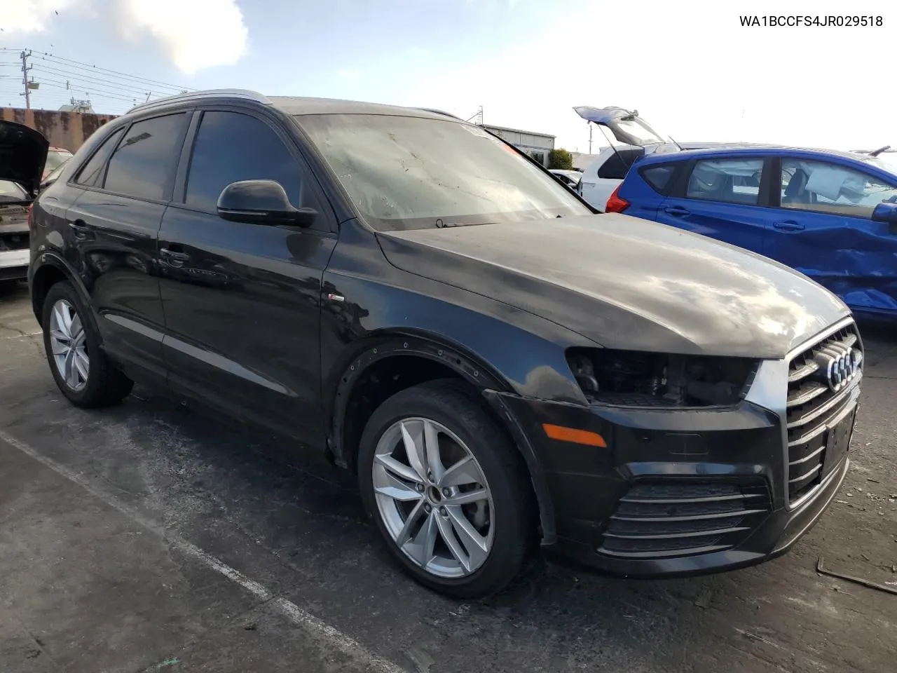 2018 Audi Q3 Premium VIN: WA1BCCFS4JR029518 Lot: 69502604